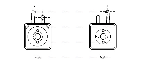 Oliekoeler motorolie Ava Cooling VN3089
