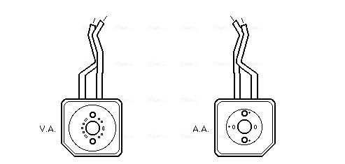 Oliekoeler motorolie Ava Cooling VN3100