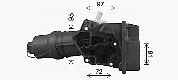 Oliekoeler motorolie Ava Cooling VN3329H