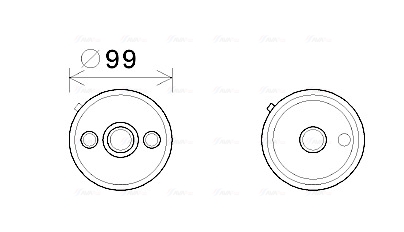 Oliekoeler motorolie Ava Cooling VN3358