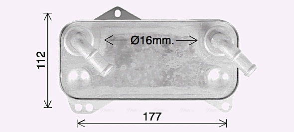 Oliekoeler motorolie Ava Cooling VN3419