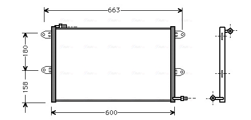 Airco condensor Ava Cooling VN5144