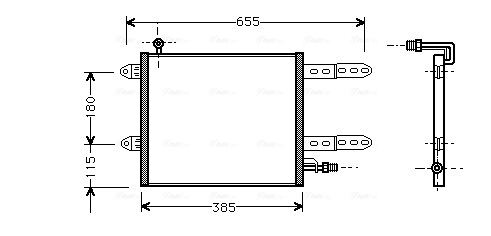 Airco condensor Ava Cooling VN5150