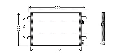 Airco condensor Ava Cooling VN5153