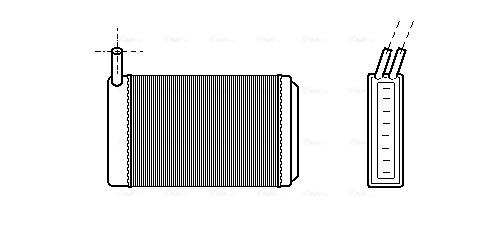 Kachelradiateur Ava Cooling VN6061