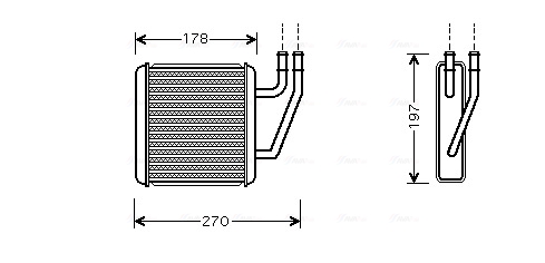 Kachelradiateur Ava Cooling VN6203