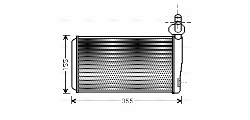 Kachelradiateur Ava Cooling VN6259