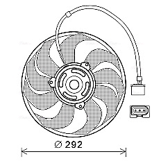 Ventilatorwiel-motorkoeling Ava Cooling VN7533