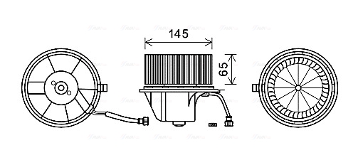 Kachelventilator Ava Cooling VN8351