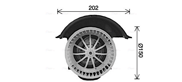 Ava Cooling Kachelventilator VN8409