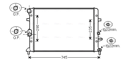 Radiateur Ava Cooling VNA2289