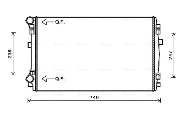 Radiateur Ava Cooling VNA2338