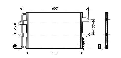 Airco condensor Ava Cooling VNA5252