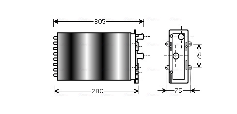 Kachelradiateur Ava Cooling VNA6239