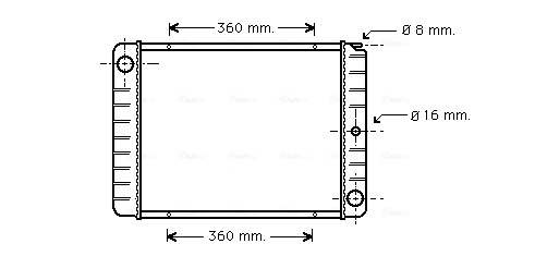 Radiateur Ava Cooling VO2038