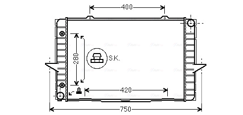 Radiateur Ava Cooling VO2064