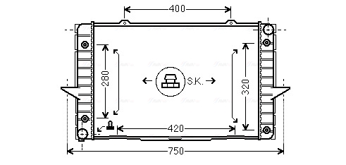 Radiateur Ava Cooling VO2093