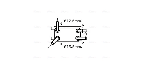 Oliekoeler motorolie Ava Cooling VO3135