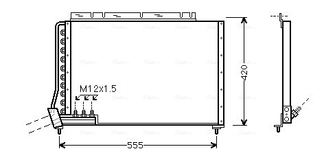 Airco condensor Ava Cooling VO5090