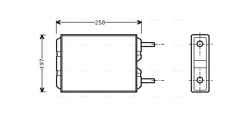 Kachelradiateur Ava Cooling VO6040