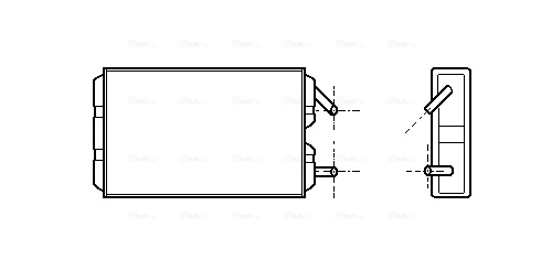 Kachelradiateur Ava Cooling VO6041