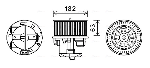 Kachelventilator Ava Cooling VO8178