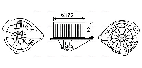 Kachelventilator Ava Cooling VO8182