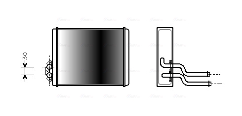 Kachelradiateur Ava Cooling VOA6084