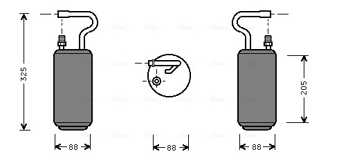 Airco droger/filter Ava Cooling VOD097