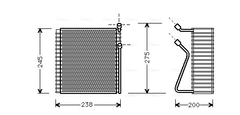 Airco verdamper Ava Cooling VOV091