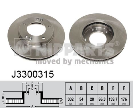 Remschijven Nipparts J3300315