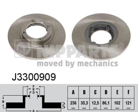 Remschijven Nipparts J3300909