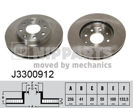 Remschijven Nipparts J3300912