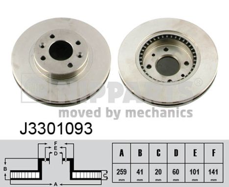 Remschijven Nipparts J3301093