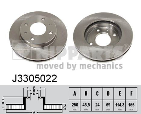 Remschijven Nipparts J3305022