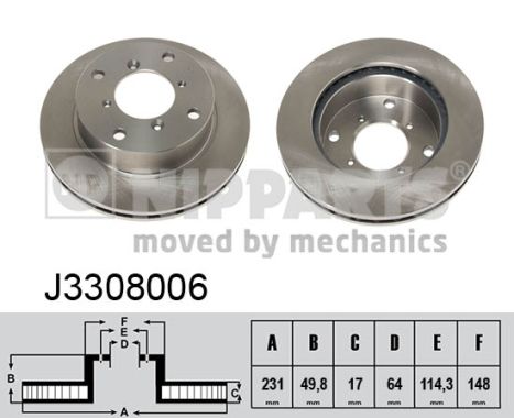 Remschijven Nipparts J3308006