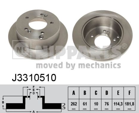 Remschijven Nipparts J3310510