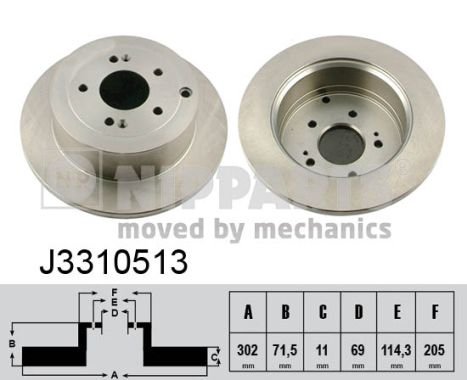 Remschijven Nipparts J3310513