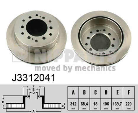 Remschijven Nipparts J3312041