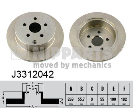 Remschijven Nipparts J3312042