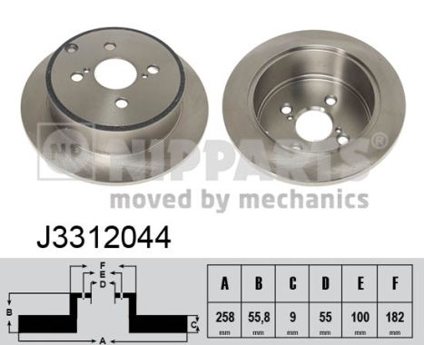 Remschijven Nipparts J3312044