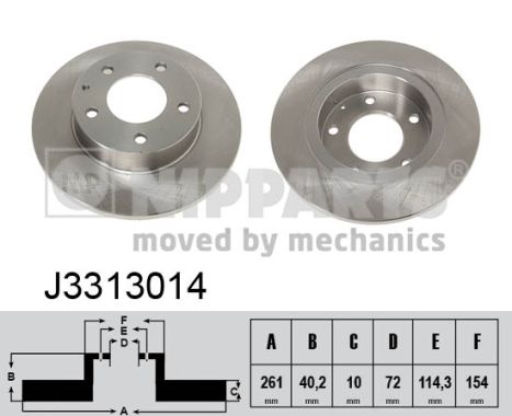 Remschijven Nipparts J3313014