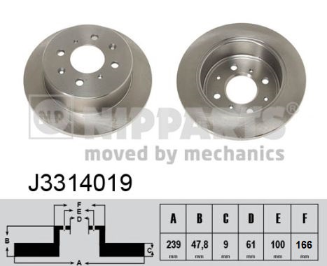 Remschijven Nipparts J3314019