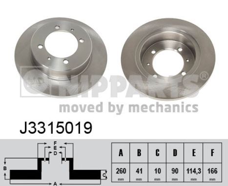 Remschijven Nipparts J3315019