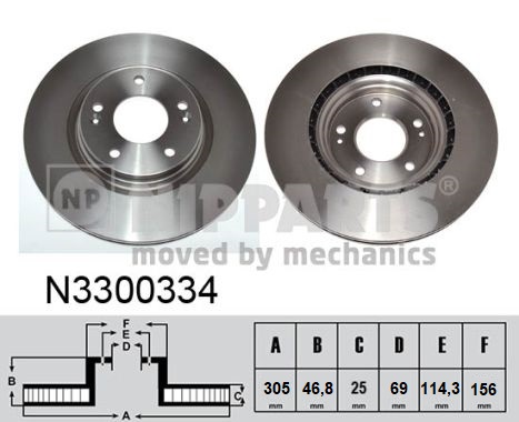 Remschijven Nipparts N3300334