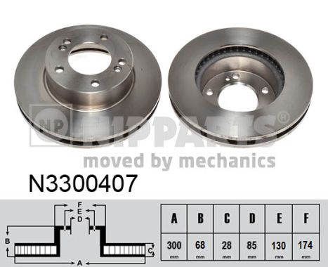 Remschijven Nipparts N3300407