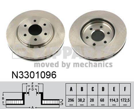 Remschijven Nipparts N3301096