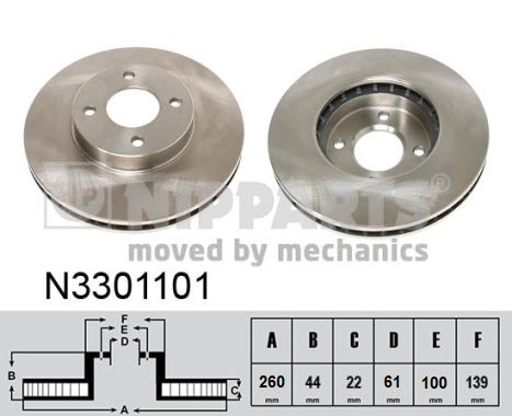 Remschijven Nipparts N3301101