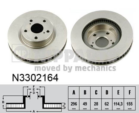 Remschijven Nipparts N3302164