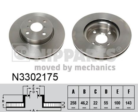 Remschijven Nipparts N3302175